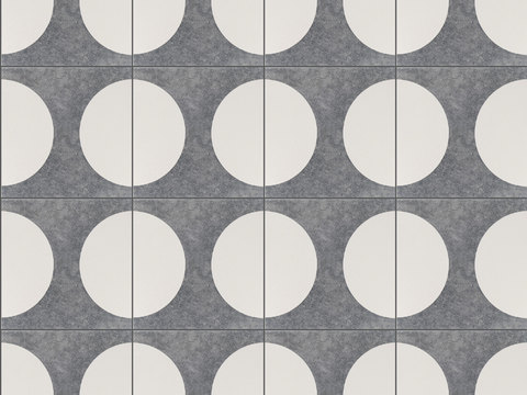  小花砖地砖瓷砖 石材拼花 现代几何花砖 