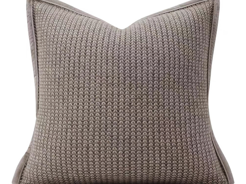  现代抱枕 枕头 布纹抱枕 