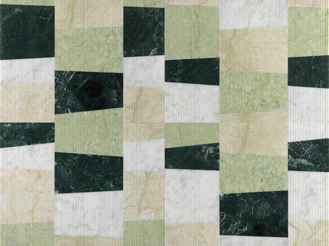  现代几何花砖  小花砖地砖瓷砖 石材拼花 