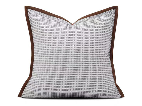  现代抱枕 枕头 布纹抱枕 