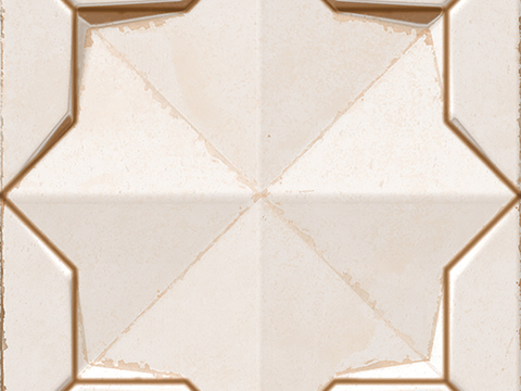  小花砖地砖瓷砖 现代复古花砖  石材拼花 