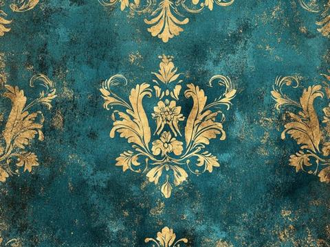  中古美式家居客厅 带动画 中古风壁画贴图 