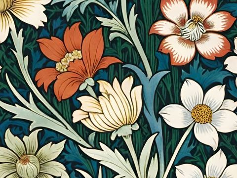  中古美式家居客厅 带动画 中古风壁画贴图 