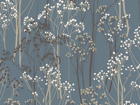  现代新中式画 壁纸壁布墙纸墙布背景墙 