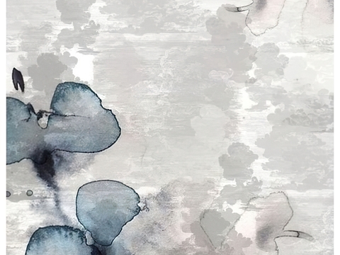  中式新中式画壁纸壁布墙纸墙布背景墙 