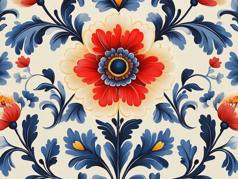  中古美式家居客厅 带动画 中古风壁画贴图 