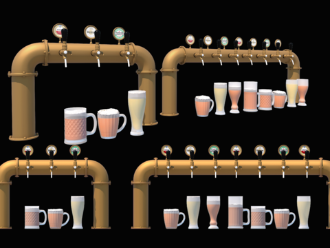  现代扎啤机 啤酒机 直饮机 精酿啤酒机 