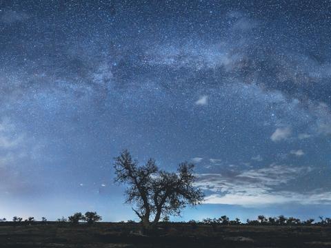  星空夜景自然风格 