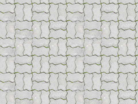  砖石平铺地面 户外地面 