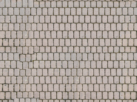  砖石平铺地面 户外地面 