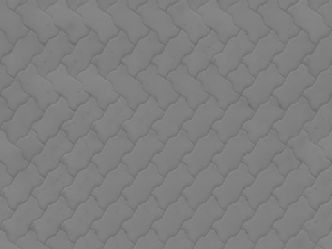  户外砖石平铺地面黑白凹凸 