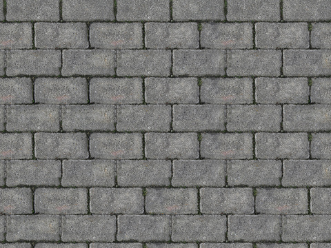  砖石平铺地面 户外地面 