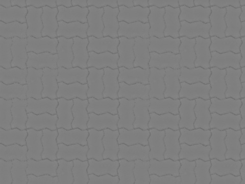  户外砖石平铺地面黑白凹凸 