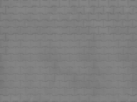  户外砖石平铺地面黑白凹凸 