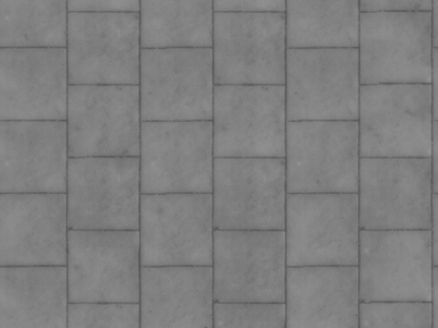  户外砖石平铺地面黑白凹凸 