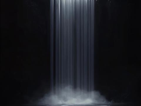  现代电子瀑布 流水屏幕 