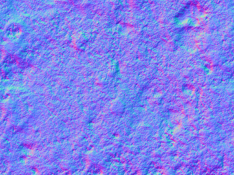  粗糙墙漆艺术漆肌理漆法线凹凸贴图 