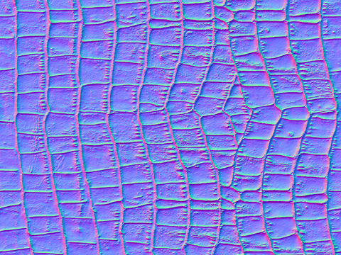  皮革法线凹凸贴图 