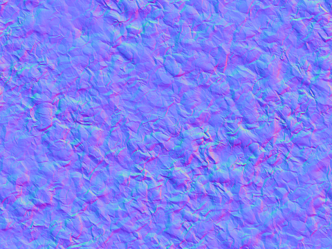  铝箔金箔纸张褶皱法线凹凸贴图 