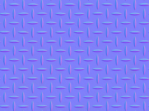  造型压花板法线凹凸贴图 