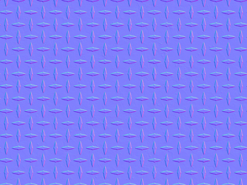  造型压花板法线凹凸贴图 