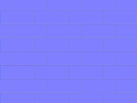  工字铺瓷砖墙砖地砖法线凹凸贴图 