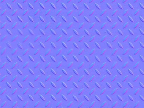  造型压花板法线凹凸贴图 