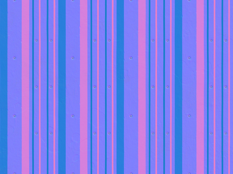  波纹板波浪板法线凹凸贴图 