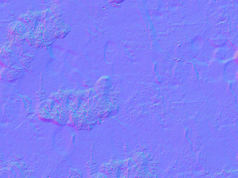  粗糙墙漆艺术漆肌理漆法线凹凸贴图 