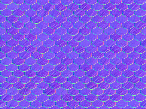  屋顶瓦顶沥青瓦石瓦法线凹凸贴图 