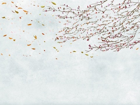  中式新中式壁画 壁纸 墙布 墙纸 