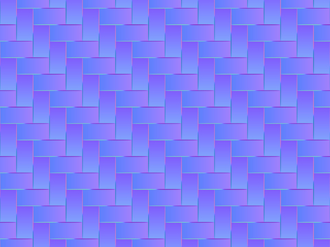  藤编竹编编织物法线凹凸贴图 