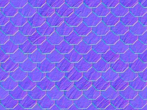  屋顶瓦顶沥青瓦石瓦法线凹凸贴图 