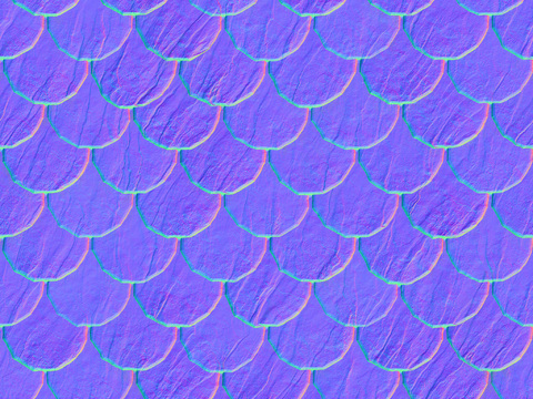  屋顶瓦顶沥青瓦石瓦法线凹凸贴图 