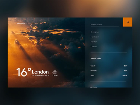  现代简约电视屏幕 电视画面 