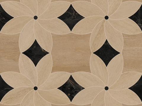  石材木地板拼花 