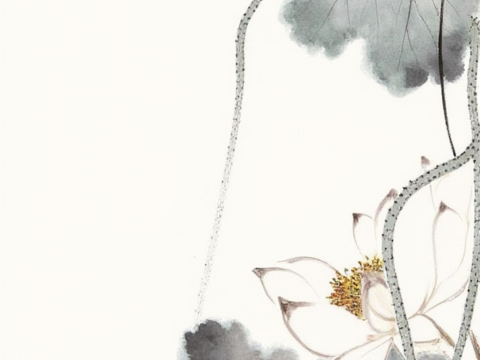  工笔水墨画 国画挂画 