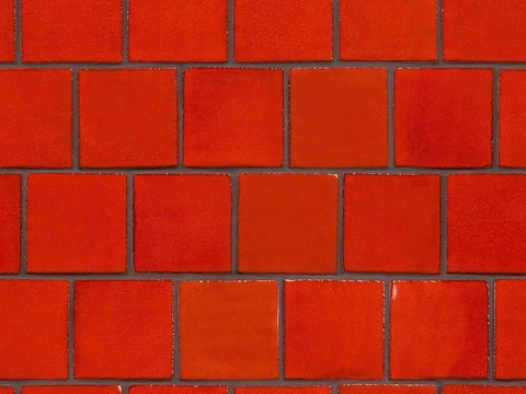  红色方块瓷砖 