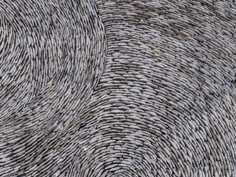  鱼鳞纹青石板贴图 