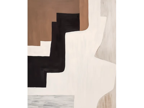  现代简约挂画 抽象组合装饰画贴图 