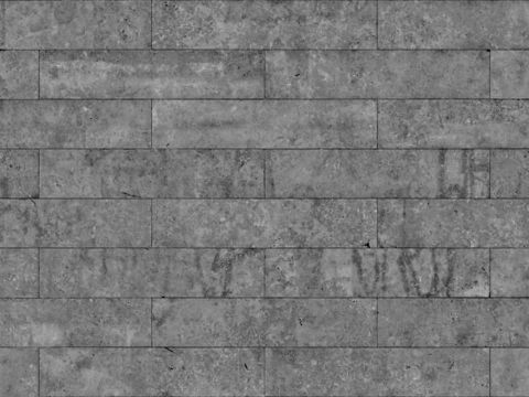  砖墙凹凸 
