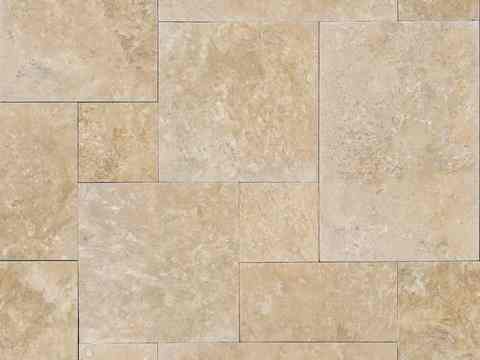 无缝罗马拼莱姆石户外地砖