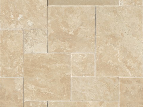 无缝罗马拼莱姆石户外地砖