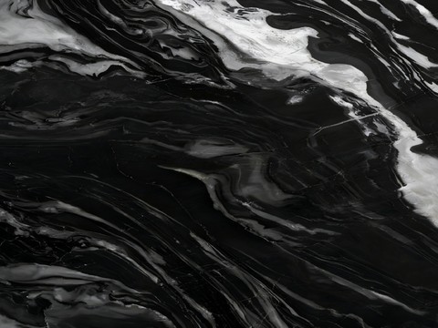 泼墨山水黑色大理石奢石 深色大理石 黑白大理石