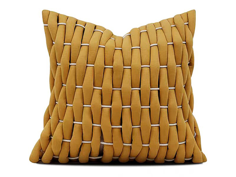 现代抱枕 枕头 印花抱枕 编织抱枕