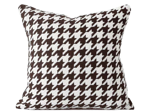 现代抱枕 枕头 印花抱枕 格纹抱枕