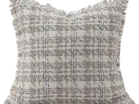 现代抱枕 枕头 布艺抱枕  格纹抱枕