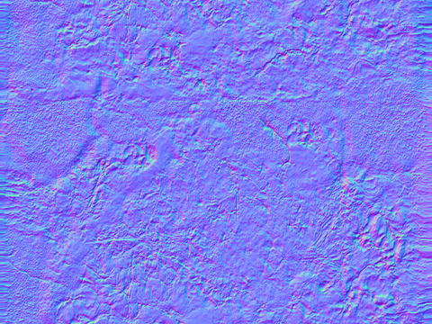 地面凹坑 法线凹凸