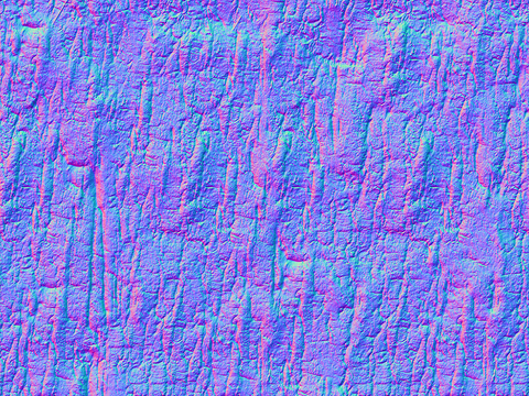 树皮 树干木材法线凹凸