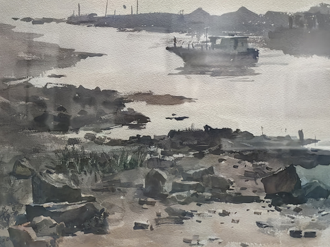 水彩画 装饰画 风景画